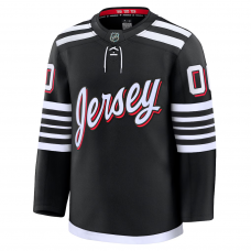 New Jersey Devils Fanatics Alternate Premium Custom Jersey Black New Jersey Devils Fanatics Alternate Premium Custom Jersey Black