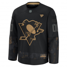 Pittsburgh Penguins Fanatics 2024 Military Appreciation Custom Practice Jersey Black Pittsburgh Penguins Fanatics 2024 Military Appreciation Custom Practice Jersey Black