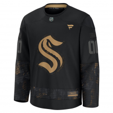 Seattle Kraken Fanatics 2024 Military Appreciation Custom Practice Jersey Black Seattle Kraken Fanatics 2024 Military Appreciation Custom Practice Jersey Black