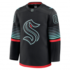 Seattle Kraken Fanatics Alternate Premium Custom Jersey Black Seattle Kraken Fanatics Alternate Premium Custom Jersey Black