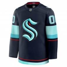 Seattle Kraken Fanatics Home Premium Custom Jersey Deep Sea Blue Seattle Kraken Fanatics Home Premium Custom Jersey Deep Sea Blue