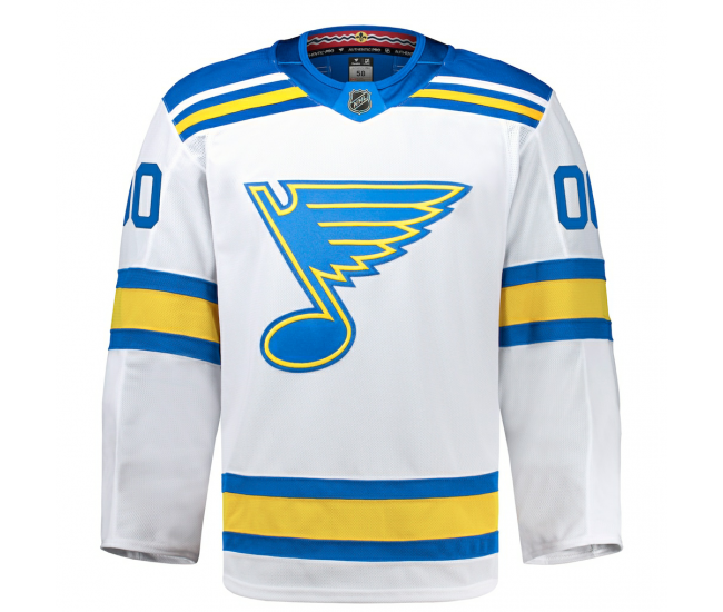 St. Louis Blues Fanatics Away Authentic Pro Custom Jersey White