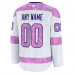 Washington Capitals Fanatics 2024 Hockey Fights Cancer Custom Practice Jersey White