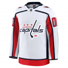 Washington Capitals Fanatics Away Premium Custom Jersey White Washington Capitals Fanatics Away Premium Custom Jersey White