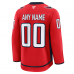Washington Capitals Fanatics Home Premium Custom Jersey Red