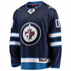 Winnipeg Jets Fanatics Home Breakaway Custom Jersey Blue Winnipeg Jets Fanatics Home Breakaway Custom Jersey Blue